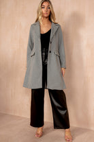 Tatum Monochrome Longline Coat