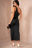 Taylor Black Slinky Dress