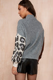 Terri Grey Knit Sequin Jumper