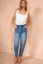 Thelma Blue Denim Mom Jeans
