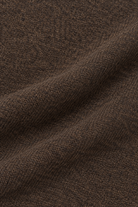 Tilly Chocolate Knit Asymmetric Top