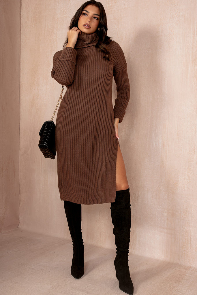 Uchenna Chocolate Knit Dress
