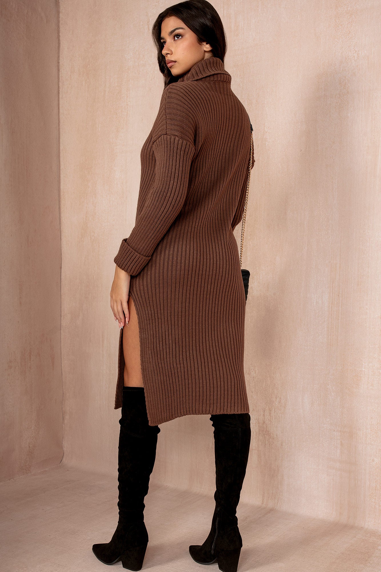 Uchenna Chocolate Knit Dress