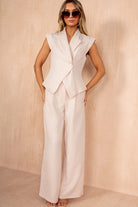 Valeria Pink Tailored Waistcoat