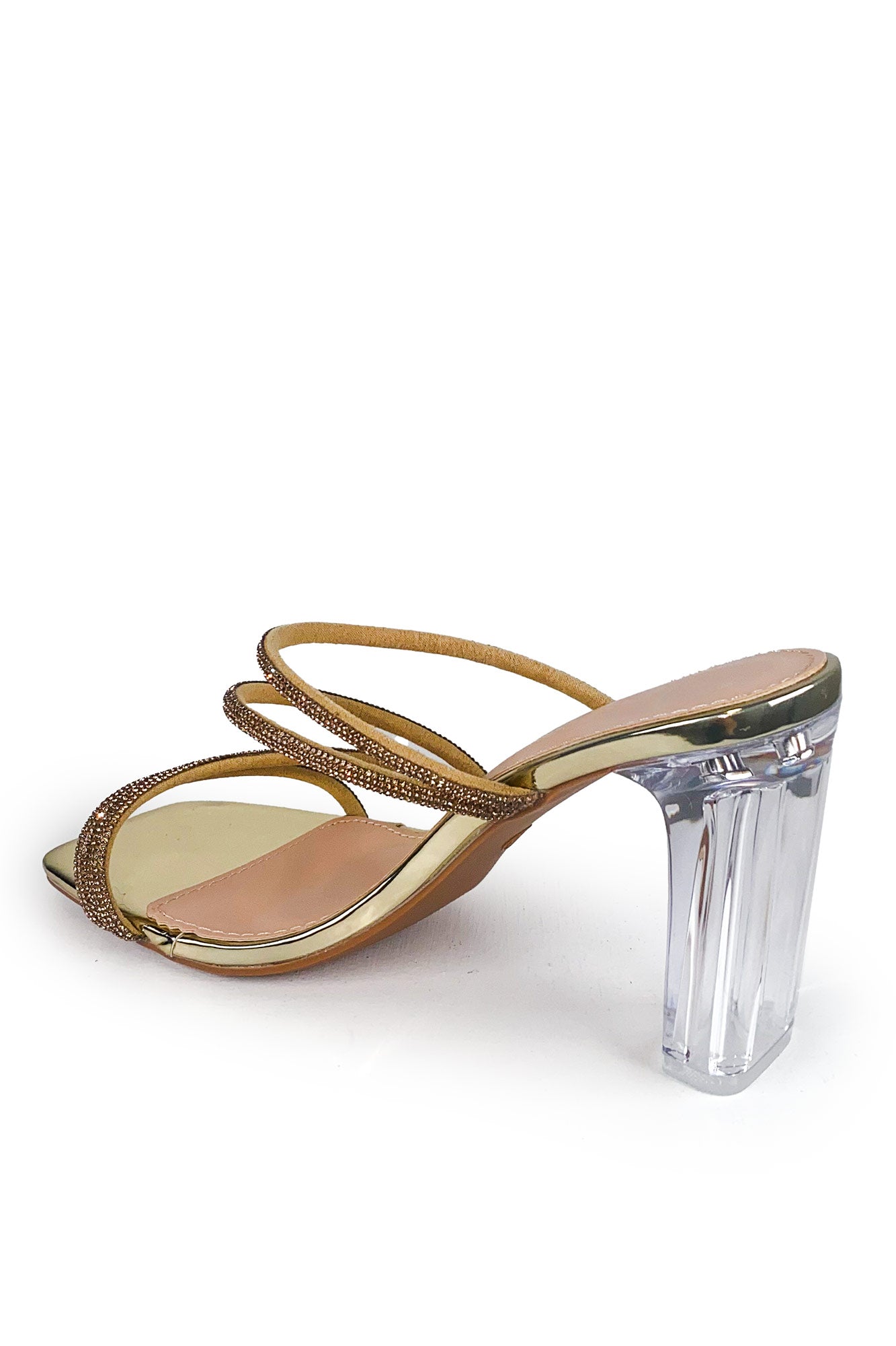 Vida Gold Diamante Mules