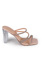 Vida Nude Diamante Mules