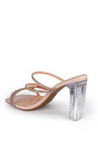 Vida Nude Diamante Mules