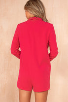 Vienna Fuchsia Blazer Playsuit