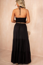 Vivian Black Skirt Co Ord