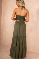 Vivian Khaki Skirt Co Ord
