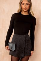 Vivianna Black Diamante 2 in 1 Playsuit