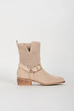 Wallace Stone Suedette Ankle Boots