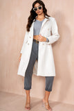 Winona Cream Longline Double Breasted Coat