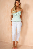 Yolanda White Mom Jeans