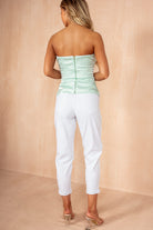 Yolanda White Mom Jeans