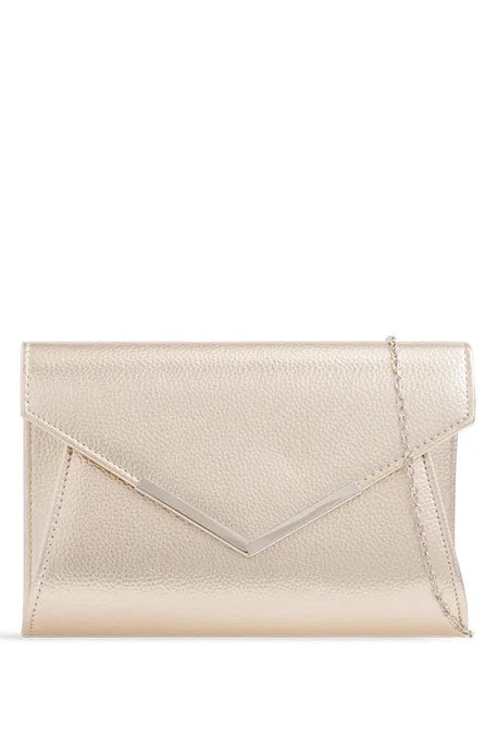 Zandra Gold PU Detachable Chain Bag