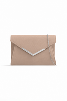 Zandra Nude PU Detachable Chain Bag