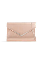 Zandra Rose Gold PU Detachable Chain Bag