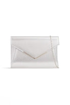 Zandra Silver PU Detachable Chain Bag