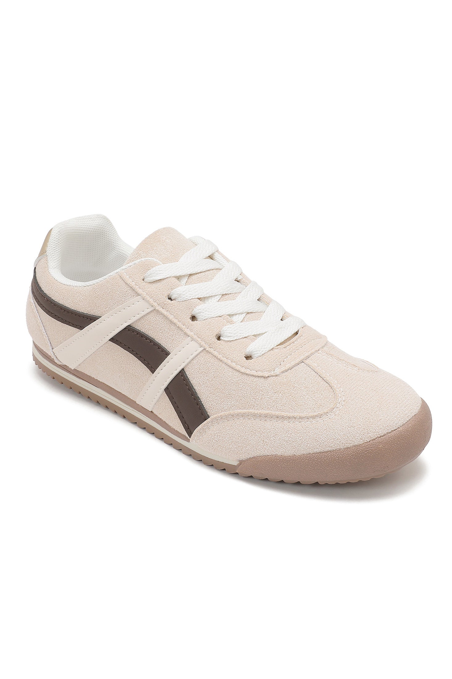 Zariah Stone Suedette Trainers