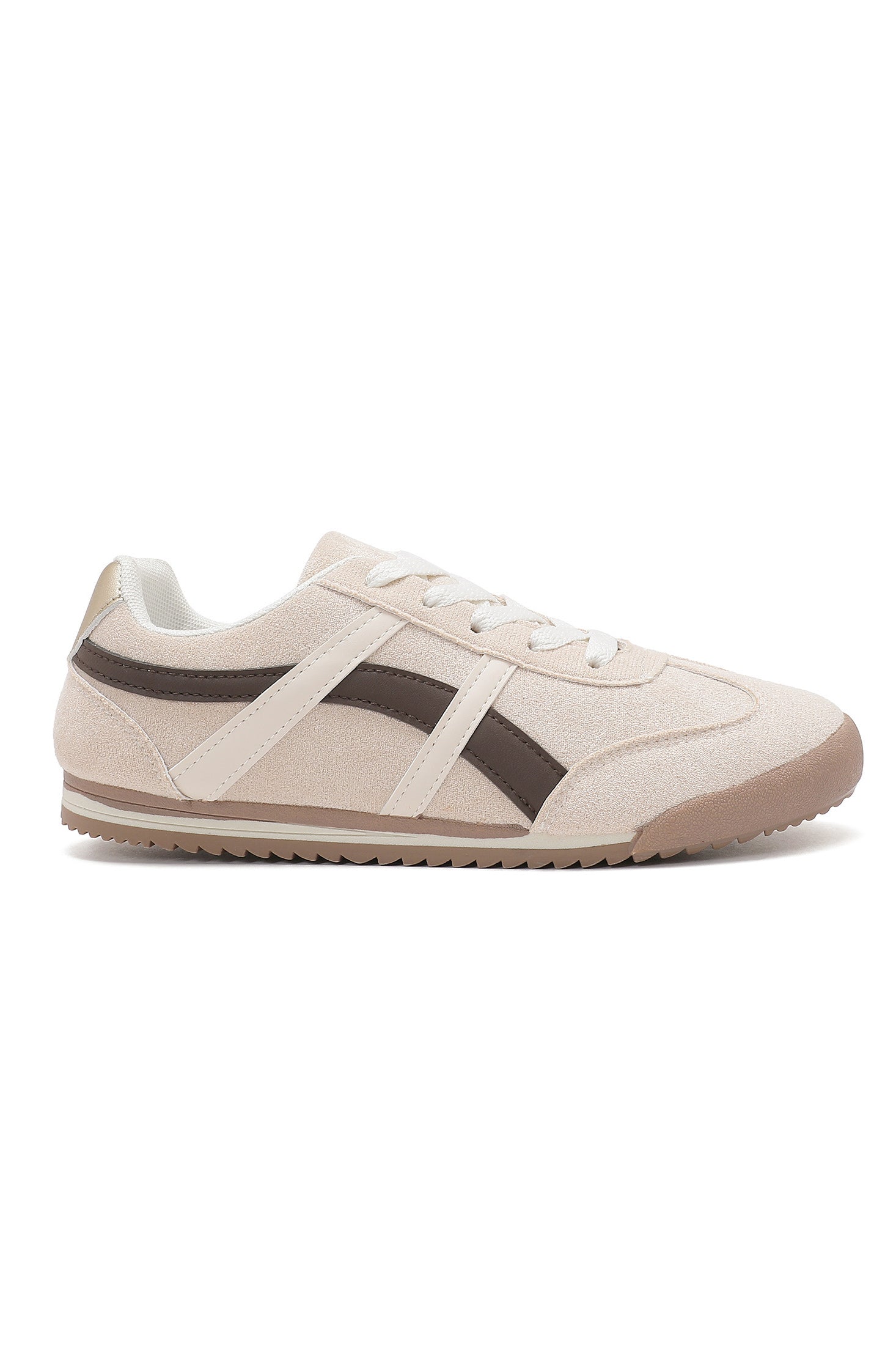 Zariah Stone Suedette Trainers