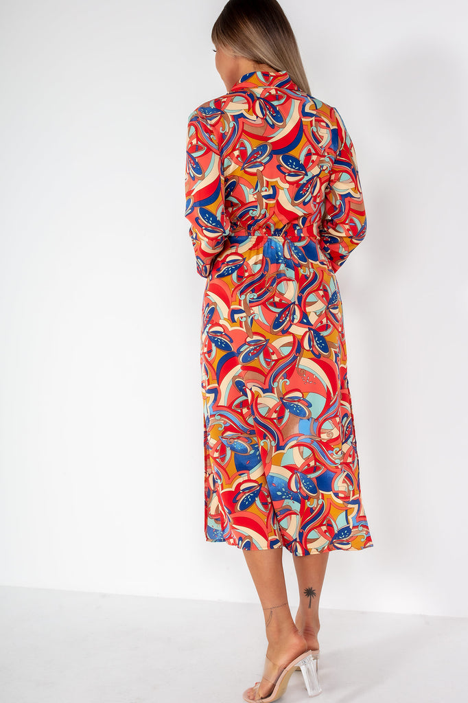 AX Paris Tilly Multi Printed Midi Dress