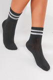 Black Stripe Sports Socks