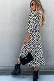 Tonya Black Daisy Print Midi Dress