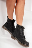 Cazz Black Crocodile Biker Boots