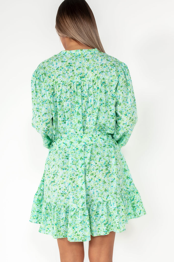 Cia Green Ditsy Print Dress