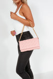 Dakota Pink Quilted Chain Strap Bag