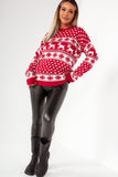 Dasher Red Knit Christmas Jumper