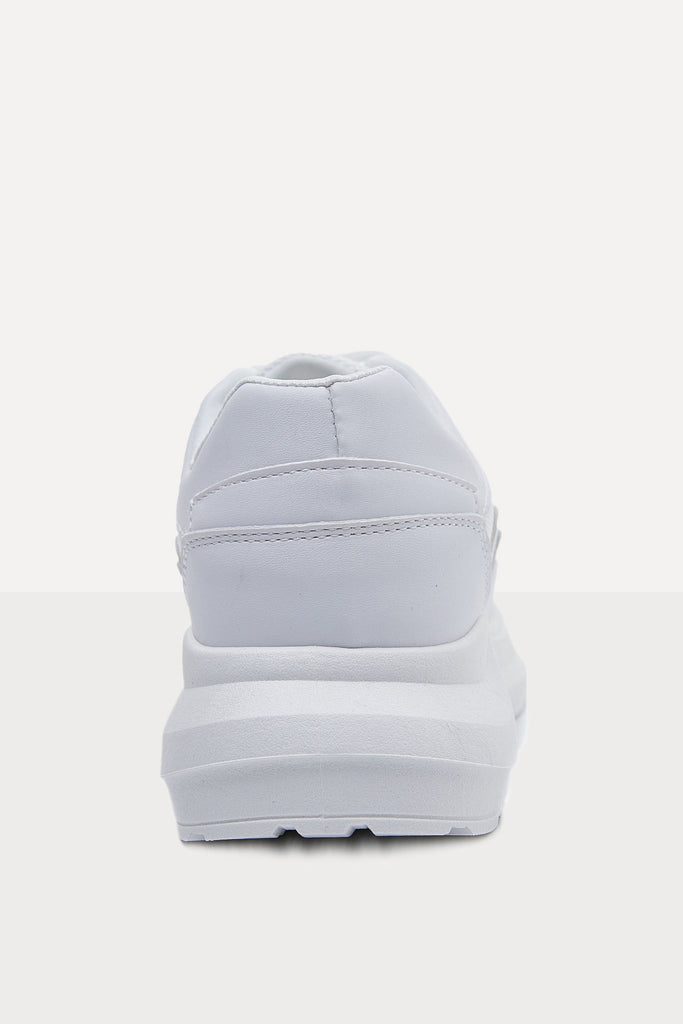 Parker White Chunky Trainers