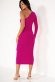 Jordan Pink One Shoulder Dress