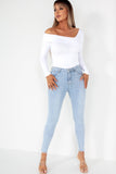 Lexi Light Blue Push Up Skinny Jeans