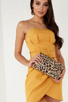 Nadz Beige Leopard Patent Clutch (1656692637762)