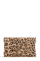 Nadz Beige Leopard Patent Clutch (1656692637762)