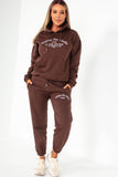 Nataly Chocolate Jogger Co Ord