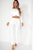 Nolene White Trouser Co Ord