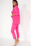 Paulina Pink Long Sleeve Blazer