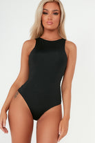 Prim Black Slinky Sleeveless Bodysuit