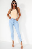 Reese Light Blue Push Up Jeans