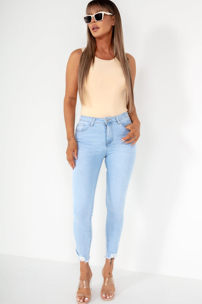 Reese Light Blue Push Up Jeans