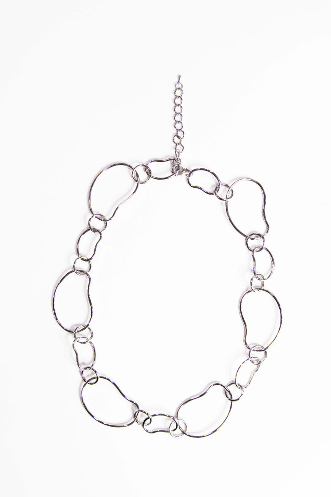 Silver Multi Link Necklace