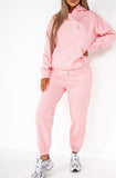 Zarina Baby Pink 'French Riviera' Jogger Co Ord